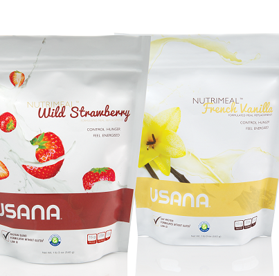 Nutrimeal Single Packets, Strawberry and Vanilla